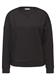 Shirt mit Ripp-Detail darkest brown mel.