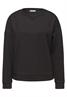 Shirt mit Ripp-Detail darkest brown mel.