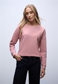 Shirt mit Ripp-Detail powder pink mel.