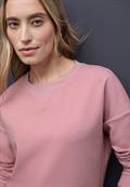 Shirt mit Ripp-Detail powder pink mel.