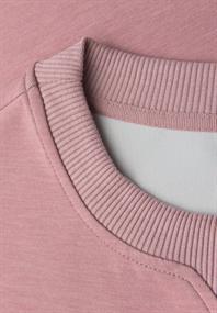 Shirt mit Ripp-Detail powder pink mel.