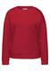 Shirt mit Ripp-Detail racing red mel.