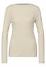 Shirt mit Rippenstruktur cloud cream mel.