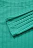Shirt mit Rippstruktur aventurine green
