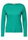 Shirt mit Rippstruktur aventurine green