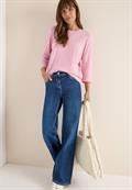 Shirt mit Rippstruktur blossom glow