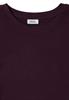 Shirt mit Rippstruktur eggplant red