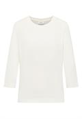Shirt mit Rippstruktur vanilla white