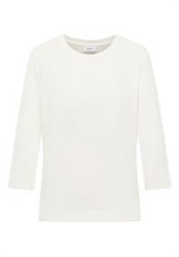 Shirt mit Rippstruktur vanilla white