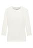 Shirt mit Rippstruktur vanilla white
