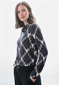 Shirt mit Rollkragen black