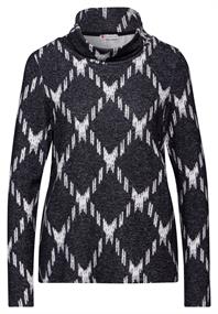 Shirt mit Rollkragen black