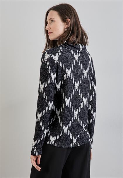 Shirt mit Rollkragen black