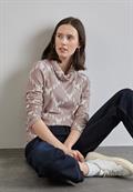 Shirt mit Rollkragen light mocha beige