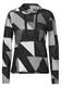 Shirt mit Schalkragen black melange