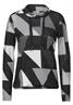 Shirt mit Schalkragen black melange