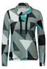 Shirt mit Schalkragen glaced green melange