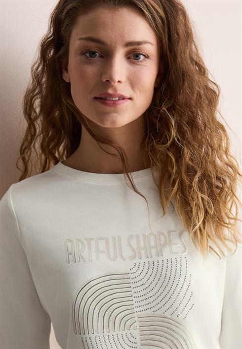shirt-mit-schimmer-print-vanilla-white