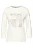 Shirt mit Schimmer-Print vanilla white
