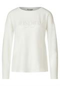 Shirt mit Schimmer-Wording lucid white