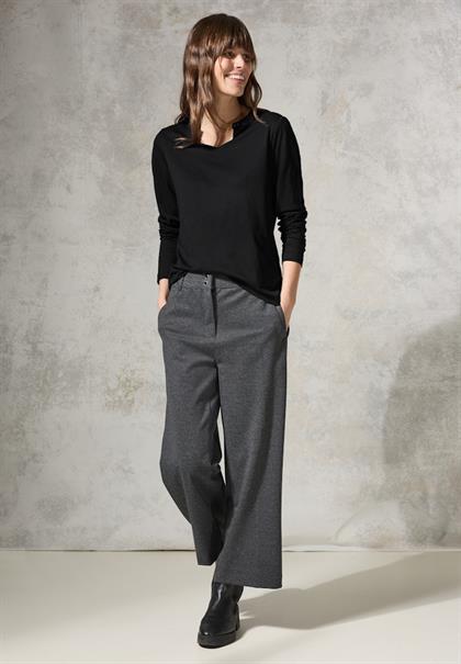 Shirt mit Schmucksteinchen black