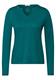 Shirt mit Schmucksteinchen petrol green