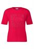 Shirt mit Schmucksteinen glazed apple red