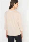 Shirt mit Schmucksteinen pearl beige