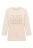 Shirt mit Schmucksteinen pearl beige