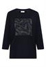 Shirt mit Schmucksteinen urban dark blue