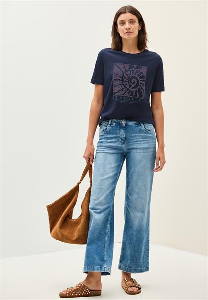 Shirt mit Schmucksteinen urban navy blue