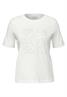 Shirt mit Schmucksteinen vanilla white