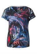 Shirt mit Schulterdetail carbon grey