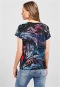 Shirt mit Schulterdetail carbon grey
