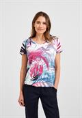 Shirt mit Schulterdetail vanilla white