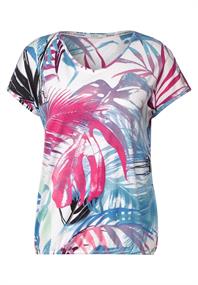 Shirt mit Schulterdetail vanilla white