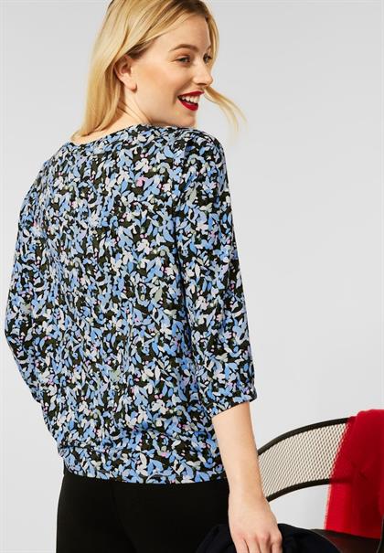 Shirt mit Schulterdetails dark vintage blue