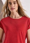 Shirt mit Spitzendetail glory red