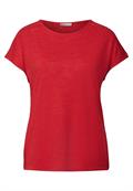 Shirt mit Spitzendetail glory red