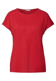 Shirt mit Spitzendetail glory red