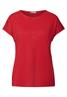 Shirt mit Spitzendetail glory red
