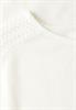Shirt mit Spitzendetail off white
