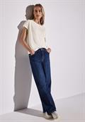 Shirt mit Spitzendetail off white