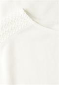 Shirt mit Spitzendetail off white
