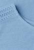 Shirt mit Spitzendetail serenity blue