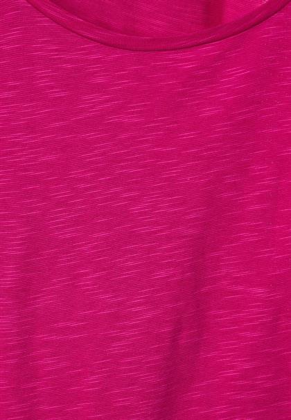 Shirt mit Spitzeneinsatz nu pink