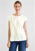 Shirt mit Spitzeneinsatz off white