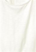 Shirt mit Spitzeneinsatz off white