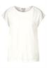 Shirt mit Spitzeneinsatz off white