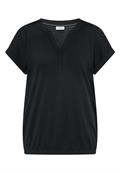 Shirt mit Split Neck im Tunika-Look palm breeze green
